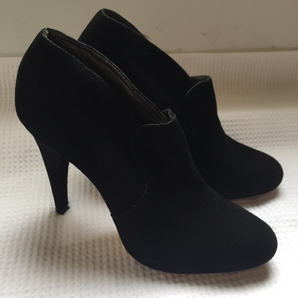 Rebecca Taylor black suede size 8 booties